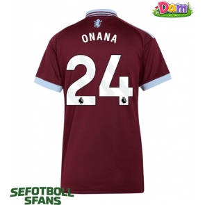 Aston Villa Amadou Onana #24 Hemmatröja Kvinnor 2026-27 Kortärmad